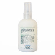 back view of the bottle, Text with directions reads "Massage gently into new and old scars several times a daily until soft and supple.  Scars will continue to soften over time." 